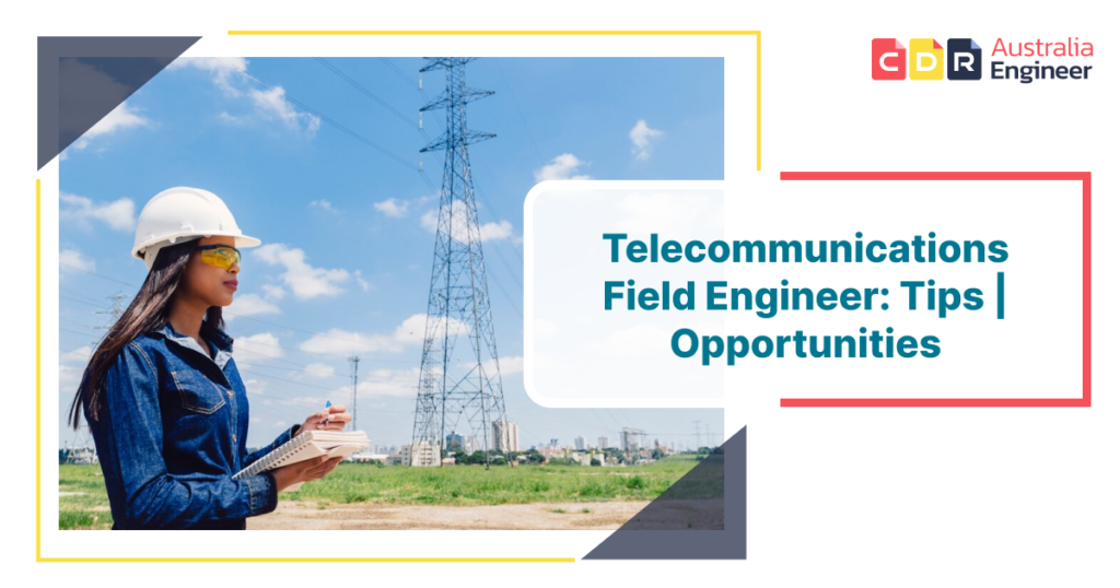 Telecommunications Field Engineer installing fiber optics and maintaining complex communication networks.