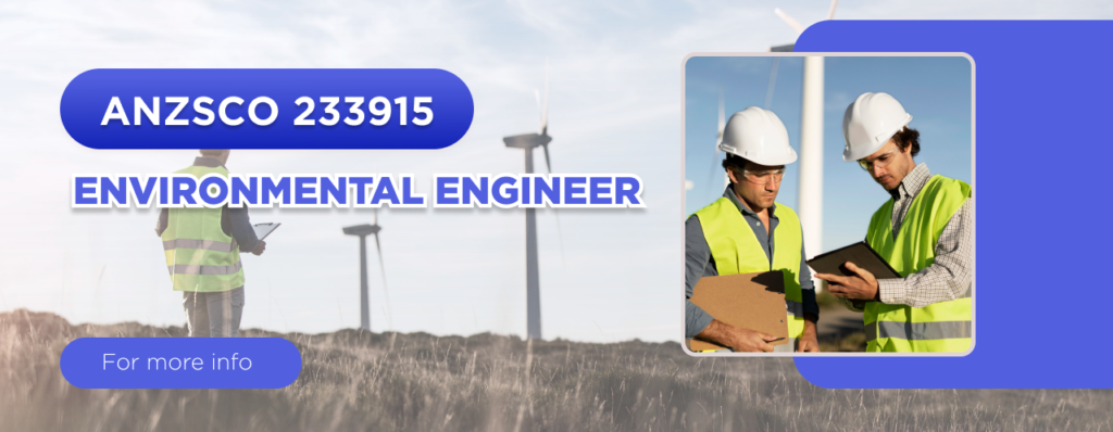 The career and visa details for Environmental Engineers in Australia.