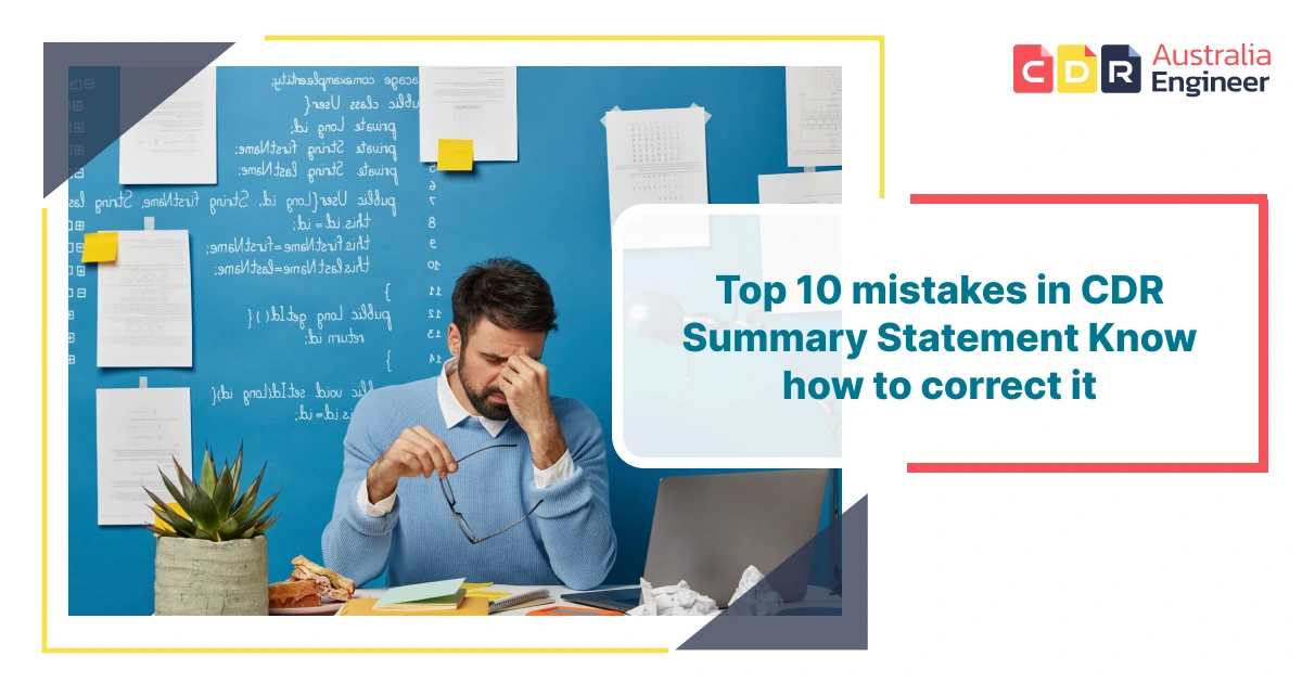 mistakes in CDR Summary Statement