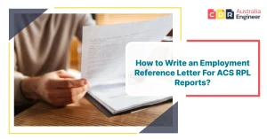 Employment Reference letter for ACS RPL