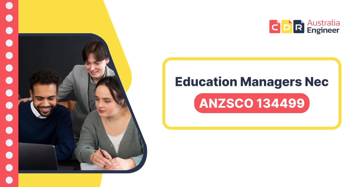 Education Managers Nec ANZSCO Code 134499