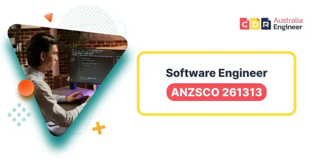 A professional ANZSCO 261313 Software Engineer coding on his computer