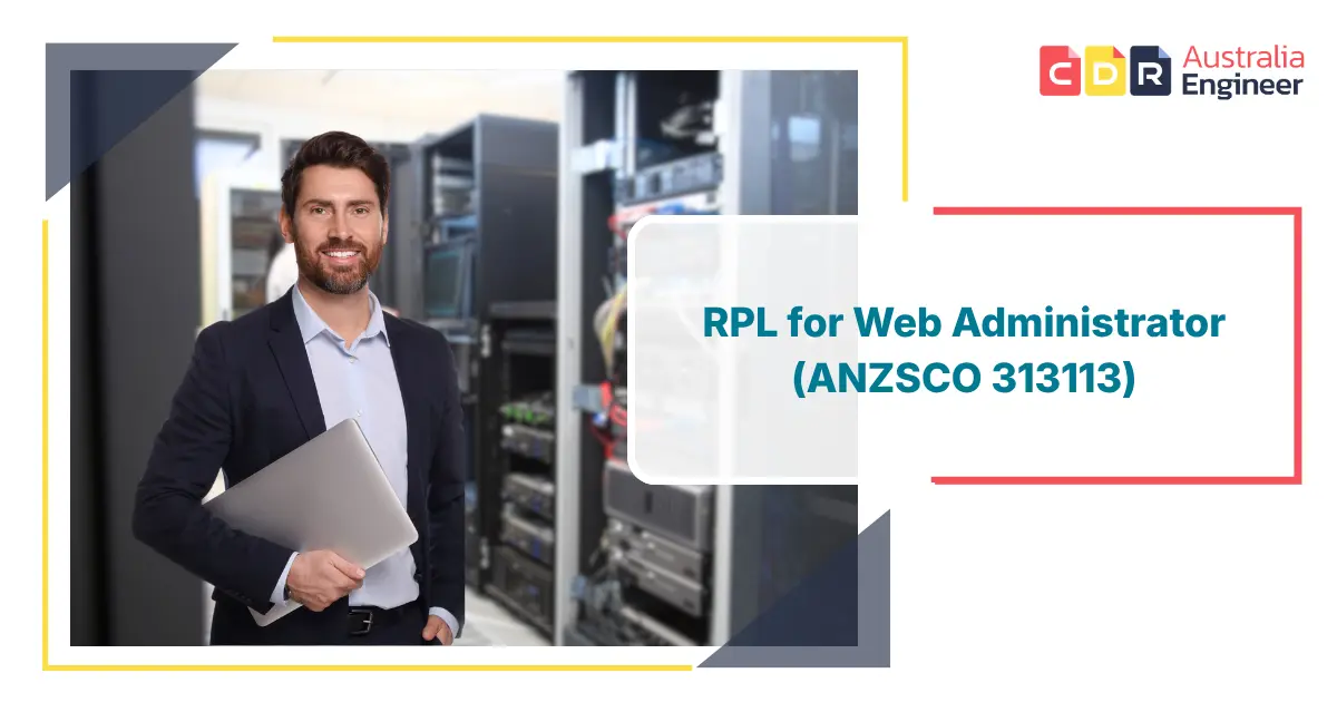 A RPL for Web Administrator carrying laptop smiling