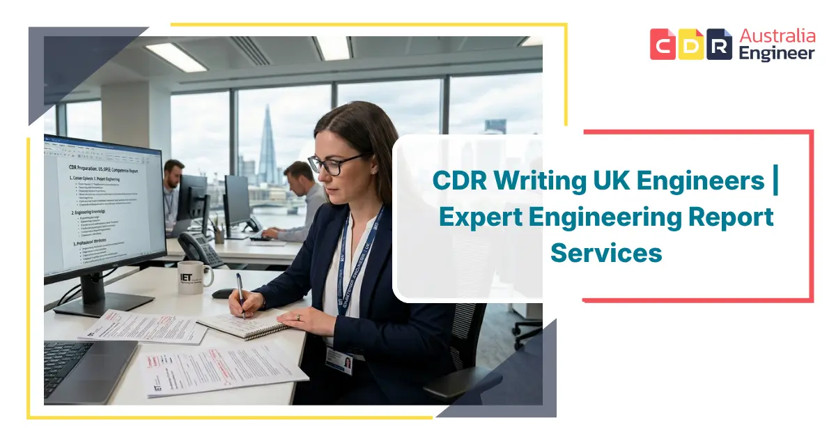 Professional engineer CDR writing uk engineers for UK engineering assessment