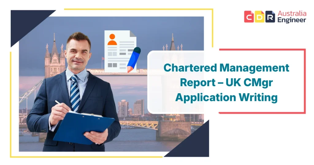 Chartered Management Report UK CMgr application writing service for CMI professional review