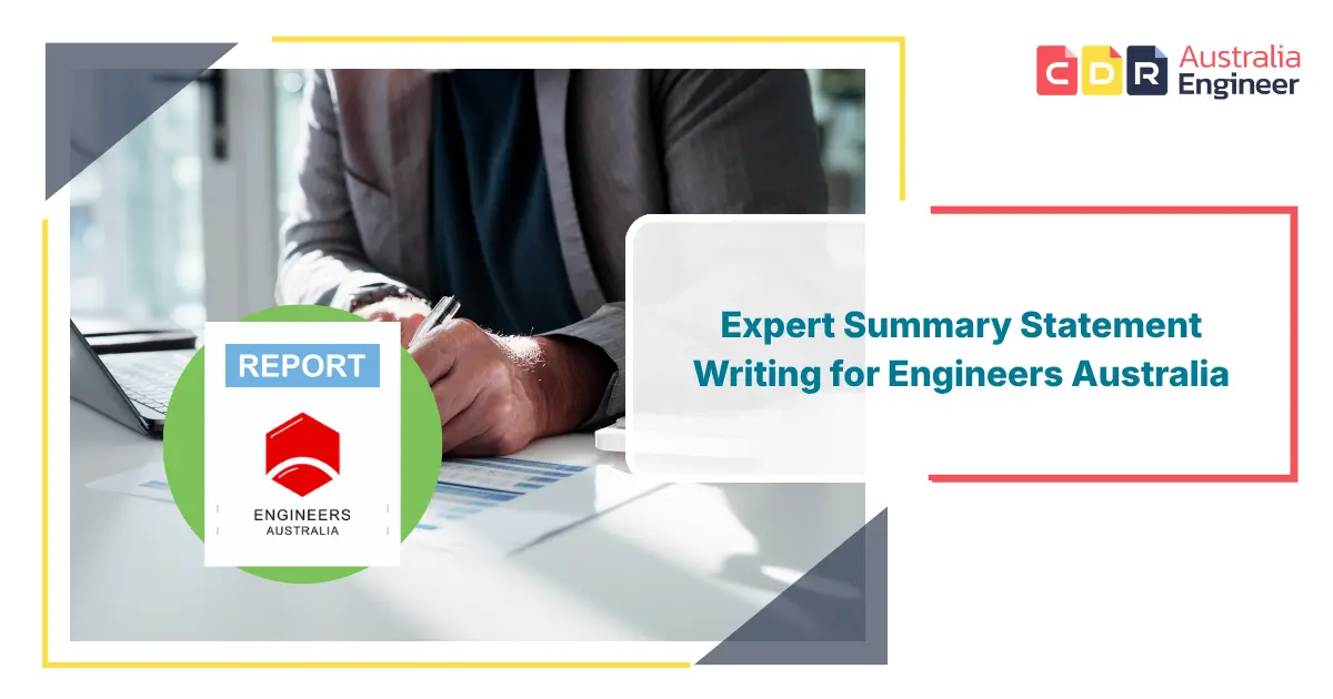 Summary statement writing for Engineers Australia CDR assessment