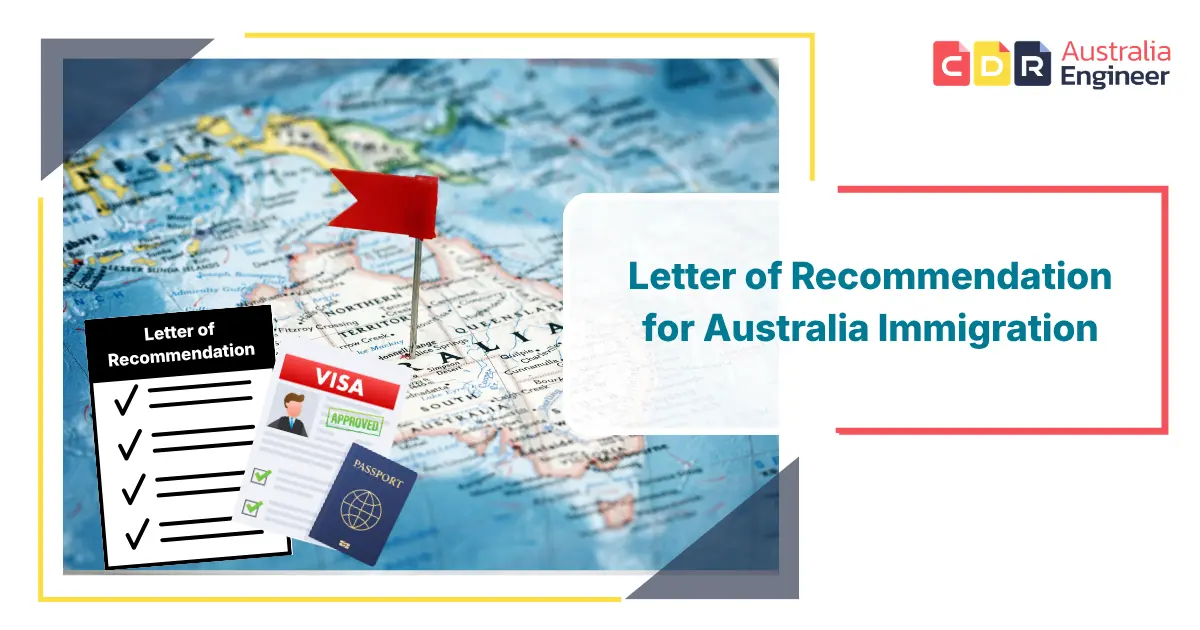 Letter of recommendation for Australia immigration employment reference writing services