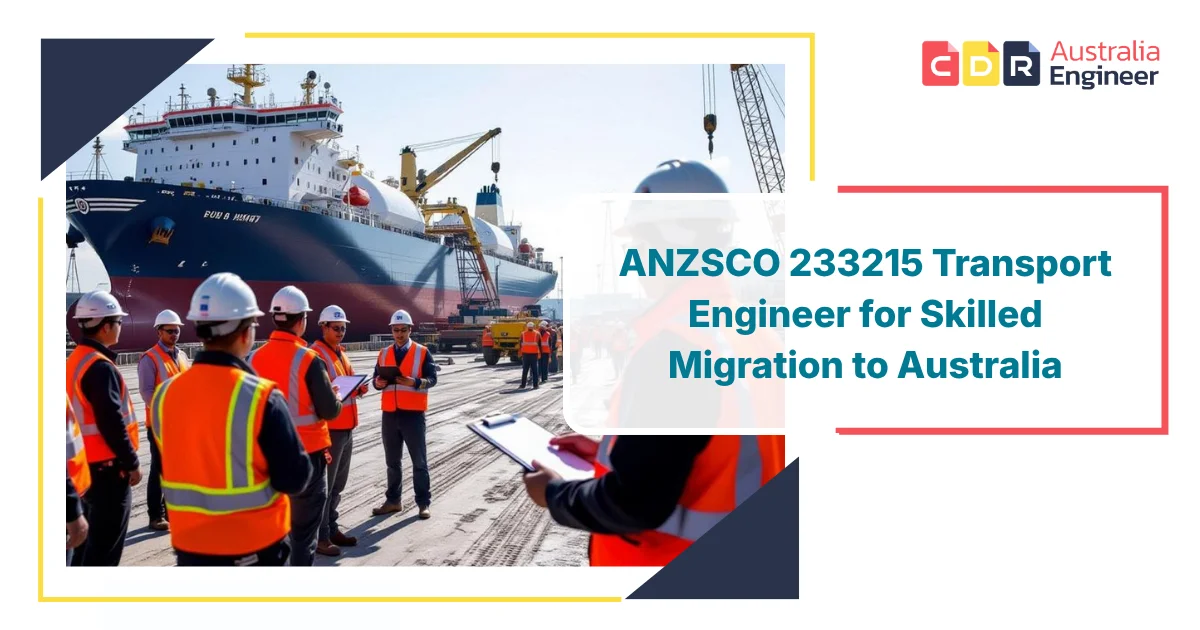 ANZSCO 233215 Transport Engineer